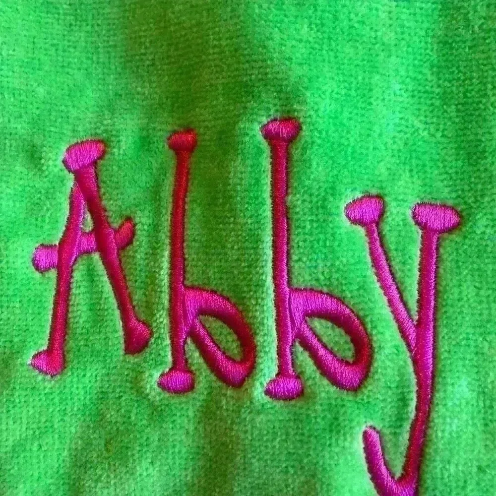 Spa Wrap Pool Swim Beach Shower Bath wrap Size Small Size 4-6 Monogrammed Abby